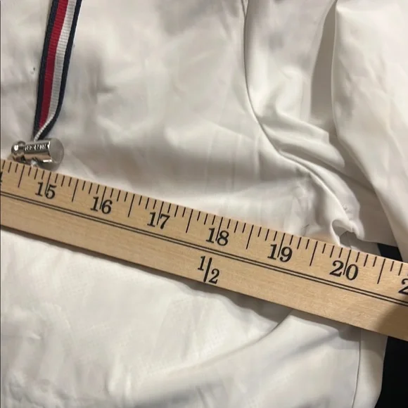 Tommy Hilfiger Womens ladies Windbreaker Jacket white M h - Picture 11 of 11